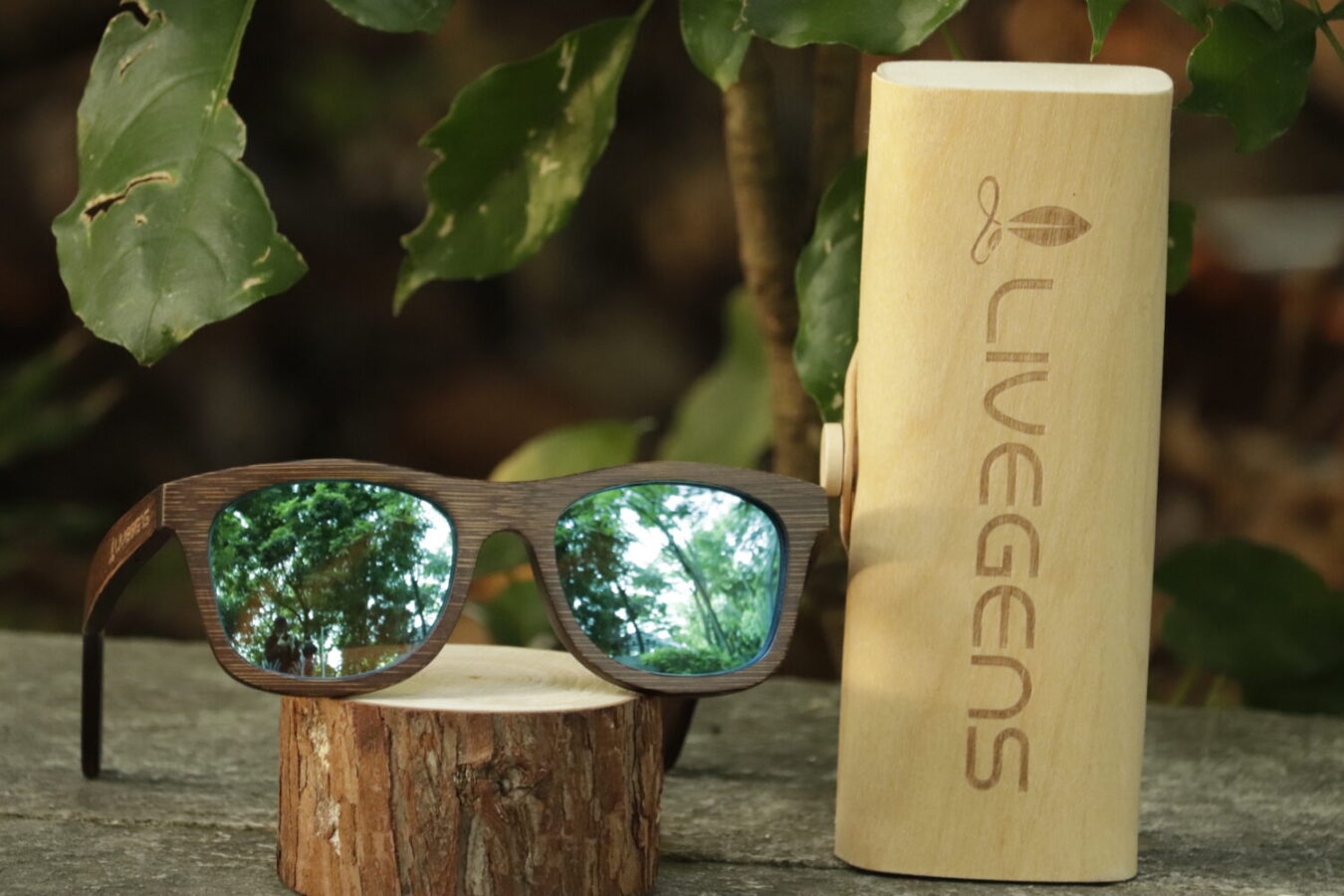 gafas de bambu livegens